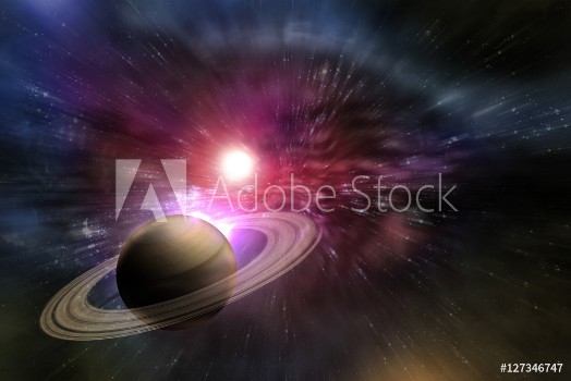 Picture of Planet Saturn Galaxy